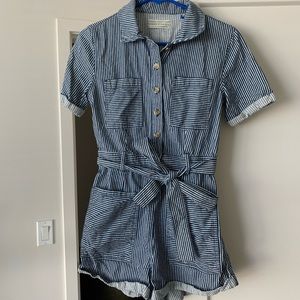Urban Outfitter Pin Striped Romper